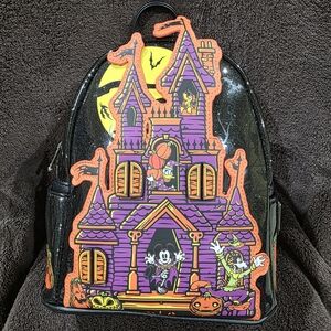 Halloween Haunted House Backpack